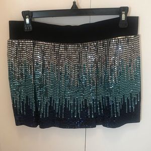 Free people sequined mini skirt